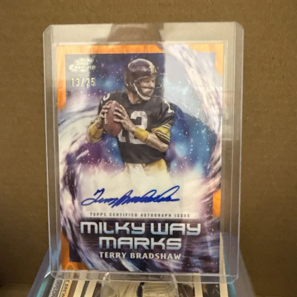 2024 Topps Cosmic Chrome Milky Way Terry Bradshaw 13/25 Orange Refractor🔥🔥